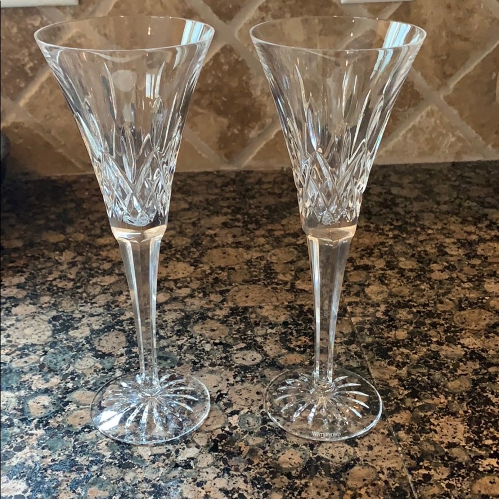 Waterford toasting flutes
